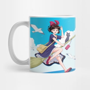 Witch and cat Mug